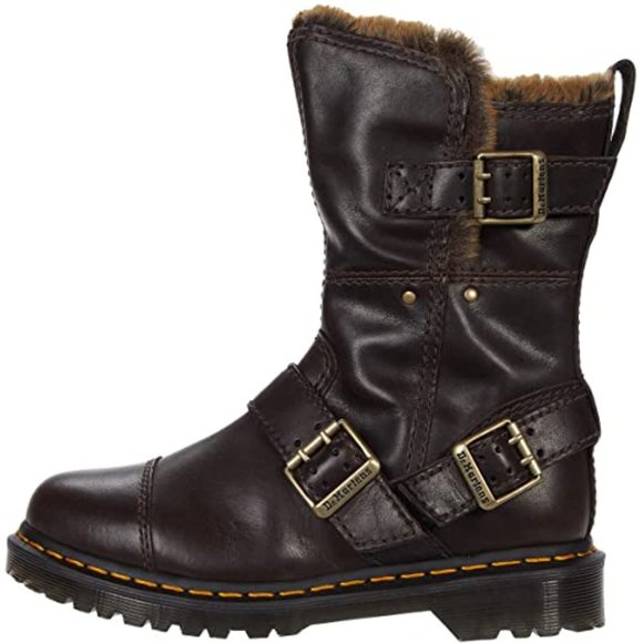 Dr. Martens Kristy Mid Faux Fur Winter Boots - Picture 5 of 7